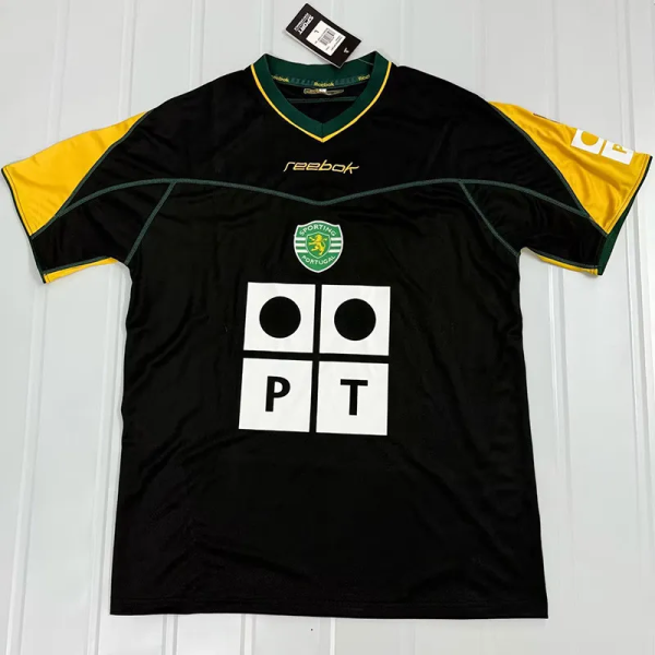2002-2003 Sporting Lisbon Away Retro Soccer Jersey