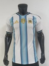 2026 World Cup Argentina Home Player Version Soccer Jersey