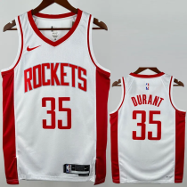 22-23 ROCKETS DURANT #35 White Top Quality Hot Pressing NBA Jersey