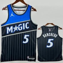 25-26 Magic BANCHERO #5 Black Top Quality Hot Pressing NBA Jersey (Trapeze Edition) 飞人版