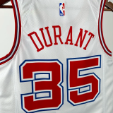 23-24 ROCKETS DURANT #35 White City Edition Top Quality Hot Pressing NBA Jersey