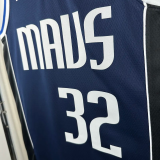 22-23 Dallas Mavericks FLAGG #32 Royal Blue Top Quality Hot Pressing NBA Jersey (Trapeze Edition)飞人版