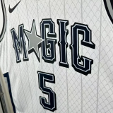 24-25 Magic BANCHERO #5 White City Edition Top Quality Hot Pressing NBA Jersey