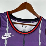 25-26 Raptors CARTER #15 Purple Retro Top Quality Hot Pressing NBA Jersey