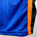 23-24 KNICKS CLARKSON #00 Blue City Edition Top Quality Hot Pressing NBA Jersey