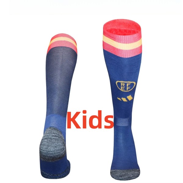 2026 Spain Home Kids Socks