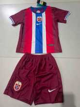 24-25 Norway Home Kids Soccer Jersey