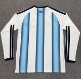 2026 World Cup Argentina Home Long Sleeve Fans Soccer Jersey