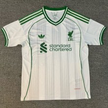 25-26 LIV White Green Special Edition Fans Soccer Jersey
