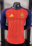 2026 World Cup Spain Home Long Sleeve Player Version Soccer Jersey*长袖球员