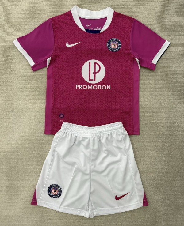25-26 Toulouse Away Kids Soccer Jersey
