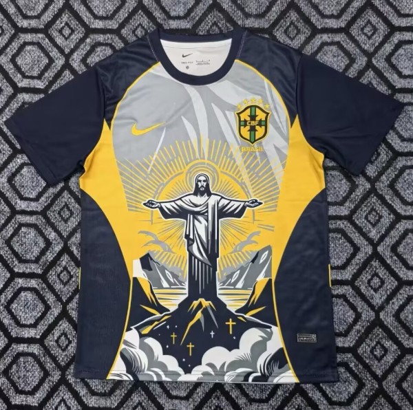 25-26 Brazil Yellow Special Edition Training shirts