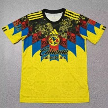 25-26 Club America Yellow Day of the Dead Fans Soccer Jersey