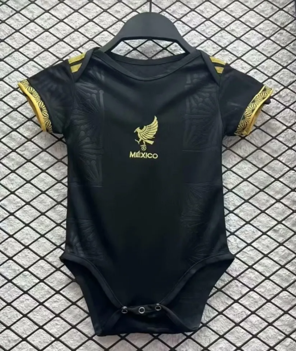 25-26 Mexico Black Special Edition Baby Infant Crawl Suit