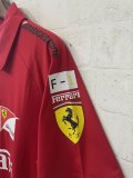 2025 F1 Ferrari New Pattern Red Short Sleeve Racing Suit