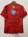 2025 F1 Ferrari New Pattern Short Sleeve Racing Suit