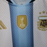 2026 World Cup Argentina Home Women Player Version Soccer Jersey (女)