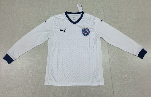 25-26 BaHia Home Long Sleeve Fans Soccer Jersey（长袖）