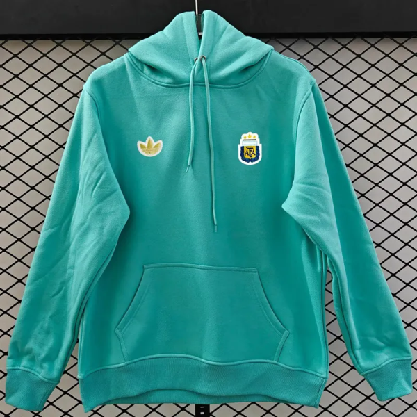 2026 Argentina Light green Hoody 浅绿色(加绒)