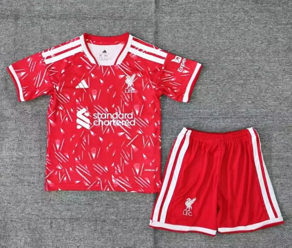 26-27 LIV Red Special Edition Kids Soccer Jersey