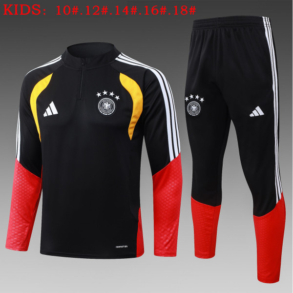26-27 Germany High Quality Kids Half Pull Tracksuit