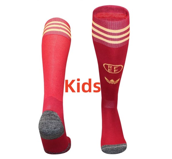 2026 Spain Away Kids Socks