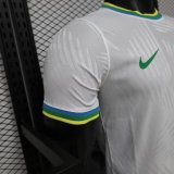 26-27 Brazil White Casual Edition Player Version Soccer Jersey