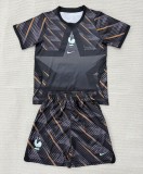 2026 France Black GoalKeeper Kids Soccer Jersey
