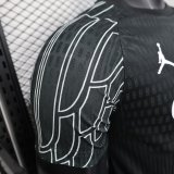 25-26 PSG Black Goalkeeper Player Version Soccer Jersey