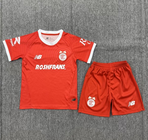 26-27 Toluca Red Special Edition Kids Soccer Jersey
