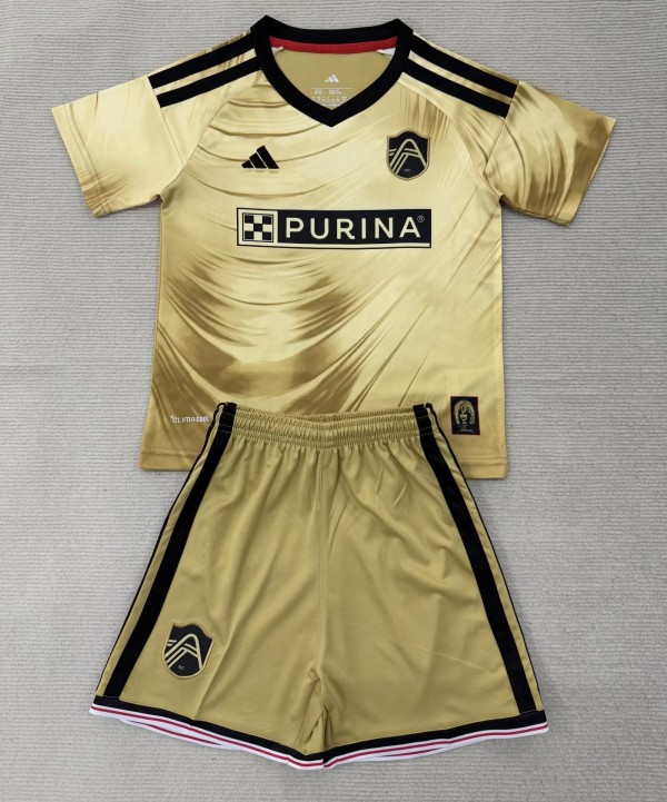 26-27 St. Louis City Away Kids Soccer Jersey
