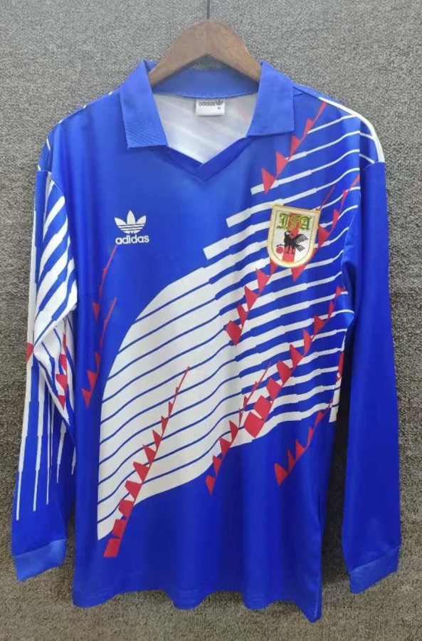 1994 Japan Home Long Sleeve Retro Soccer Jersey