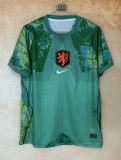 2026 NetherIands Green GoalKeeper Fans Soccer Jersey