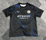 26-27 Man City Blue Short sleeves Loose And Thickened Hoody