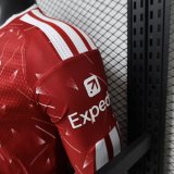 26-27 LIV Home Leaked Edition Long Sleeve Player Version Soccer Jersey (长袖球员)