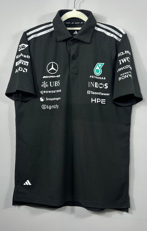 2026 F1 Benz New Pattern Short Sleeve Racing Suit