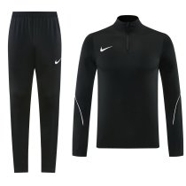 2026 NK Black violet Half Pull Tracksuit