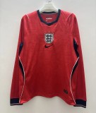 2026 England Away Long Sleeve Fans Soccer Jersey (长袖)