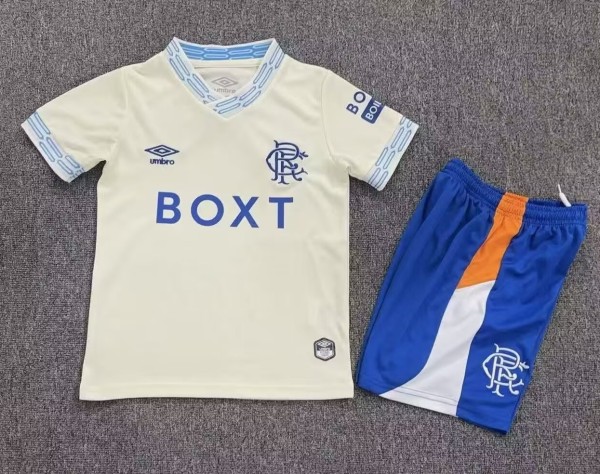 26-27 Rangers Away Leaked Edition Kids Soccer Jersey