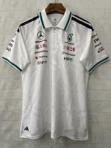 2026 F1 Benz New Pattern Short Sleeve Racing Suit