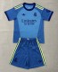 26-27 RMA Blue GoalKeeper Kids Soccer Jersey