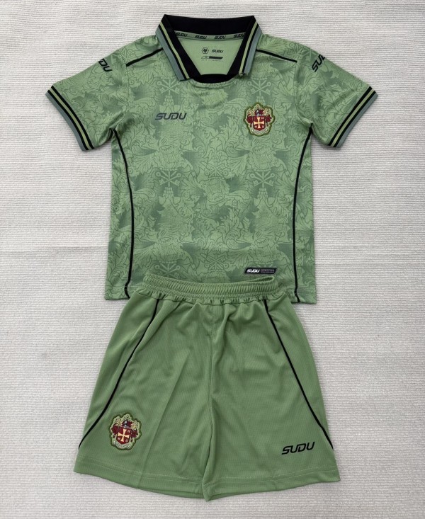 26-27 Wolves Green GoalKeeper Kids Soccer Jersey