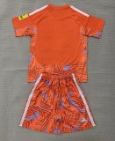 26-27 Newcastle Orange GoalKeeper Kids Soccer Jersey