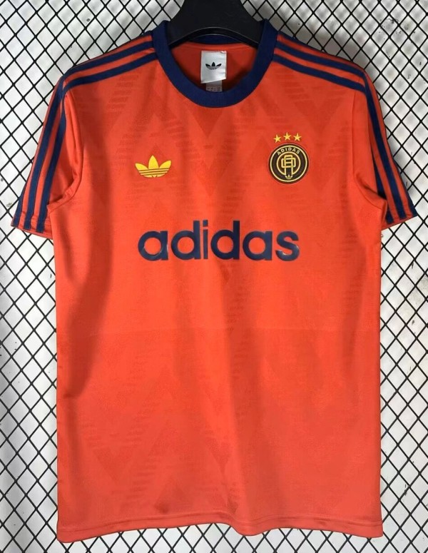 2026 AD Red High Quality Pure Cotton Casual T-Shirt