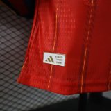 2026 World Cup Spain Home Print CAMPEONES #26 Long Sleeve Player Version Soccer Jersey (With 2 Star)*两颗星*长袖球员