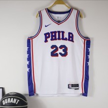 24-25 76ERS James #23 White Top Quality Hot Pressing NBA Jersey