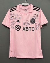 22-23 Inter Miami Home Embroidered Version Fans Soccer Jersey