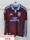 26-27 Aston Villa Home Long Sleeve Player Version Soccer Jersey*长袖球员