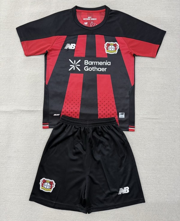26-27 LeverKusen Home Kids Soccer Jersey