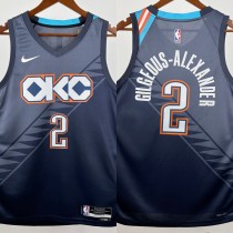 26-27 OKC Top Quality Hot Pressing NBA Jersey